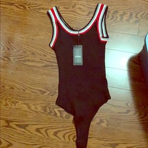 BNWT Kendall and Kylie ribbed bodysuit